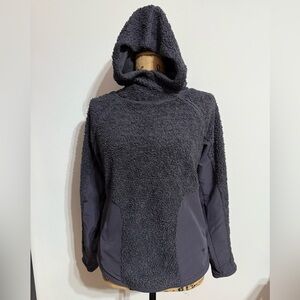 Cozy Gray Hooded Women's Sweater